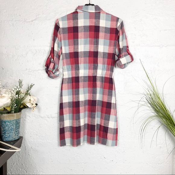 Theory Dominica Plaid Dress Size 0 - Picture 4 of 8